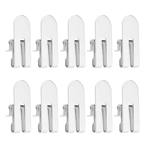 Set mit 10 stabilen Gürtelhaken-Clips, praktischer Gürtelhaken-Ersatz für 18-V-Werkzeug wie DCF620B und DCF622B Clipbefestigung Set mit 10 stabilen Gürtelhaken-Clips, praktischer Gürtelhaken-Ersatz für 18-V-Werkzeug wie DCF620B und DCF622B Clipbefestigung von Pitadue