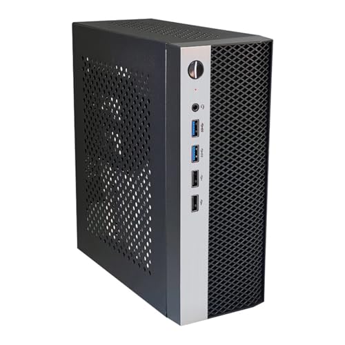 Space Effiziente Metall ITX Computer Hülle Profil Miniatur Desktop Hülle Passen Sie Rucksäcke Und Enge Schreibtischbereiche Formfaktor PC Space Effiziente Metall ITX Computer Hülle Profil Miniatur Desktop Hülle Passen Sie Rucksäcke Und Enge Schreibtischbereiche Formfaktor PC von Pitadue
