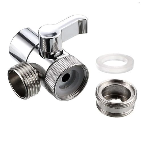 Upgrades Split Wasserhahn Adapter Mit Doppelter Funktion Zwei Wege Tap Stecker 360 Rotationssprühungen Für Badezimmer Und Küche Verwenden Sie Wasserspardüse von Pitadue