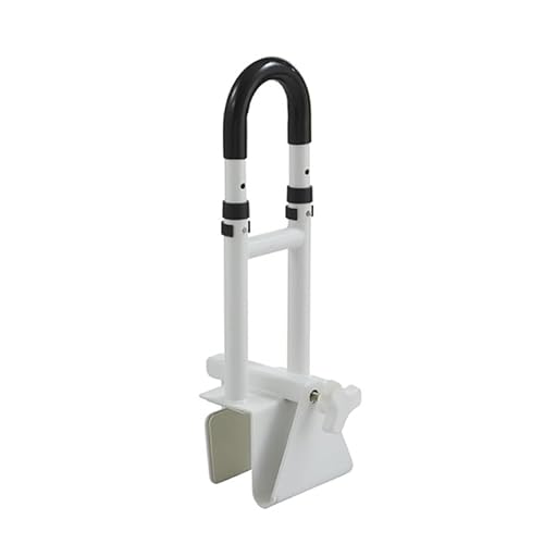 Pithsdp Modern Innovations Adjustable Bathtub Grab Bar,Safety Bath Shower Grab Bars for Elderly Seniors,Handicap for Seniors with Adjustable Handles(Size:47cm*15cm,Color:weiß) von Pithsdp
