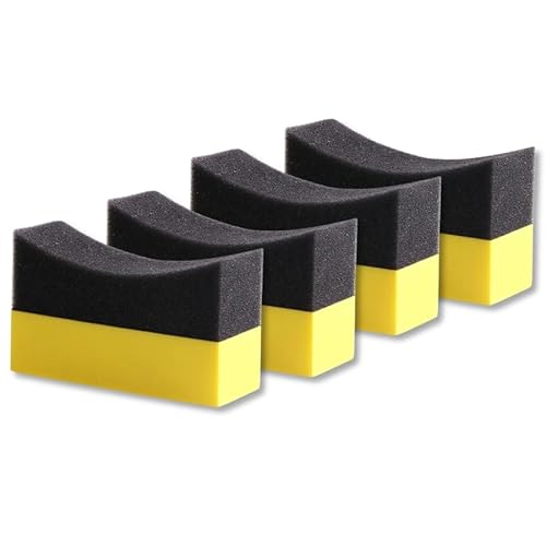 PITSPOT® - Applicator Pad - Autoreifenglanz - Autoreifengel -perfekt geeignet zum auftragen von Reifenglanz/Reifen Gel. einzigartige Form passend zu den Reifen von Pitspot