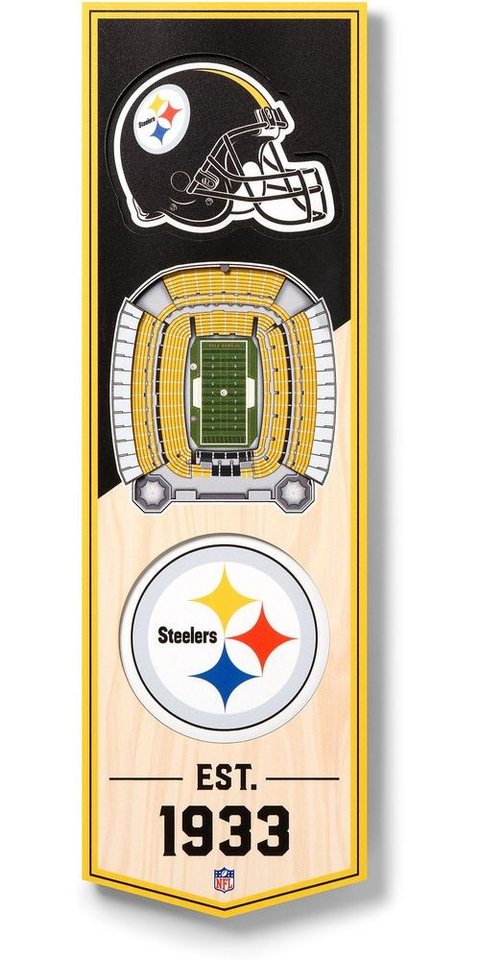 Pittsburgh Steelers Dekoobjekt Pittsburgh Steelers Dekoobjekt von Pittsburgh Steelers