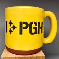 I Love Pittsburgh Keramik Tasse I Love Pittsburgh Keramik Tasse von PittsburghPottery