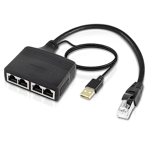 Pitxsgsia Netzwerk 1 Split 4 Hundert Megabit Netzwerkfreigabe RJ45 1 Anschluss 4 Netzwerkport-Erweiterung Netzwerksplitter Einfache Verwendung Pitxsgsia Netzwerk 1 Split 4 Hundert Megabit Netzwerkfreigabe RJ45 1 Anschluss 4 Netzwerkport-Erweiterung Netzwerksplitter Einfache Verwendung von Pitxsgsia