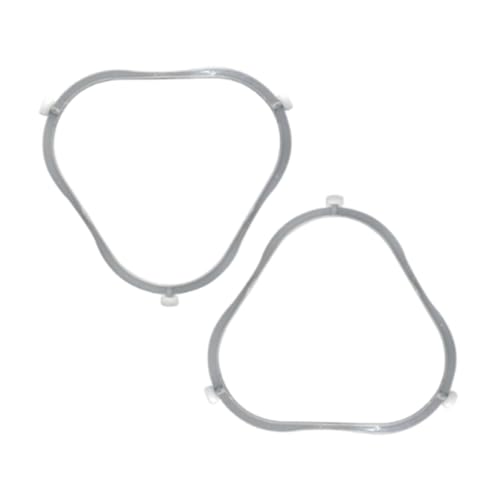 Pitycbo 2Pcs Mikrowelle Plattenspieler Glas Platte Fach Unterstützung Halter W11252182 & 8206227 Premium Leicht Installieren Innere Ersetzen von Pitycbo