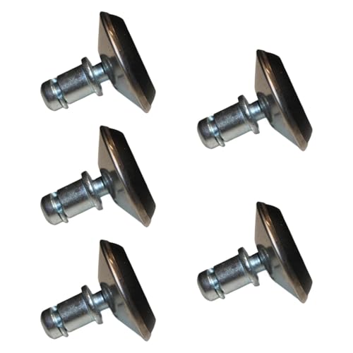 Pitycbo 5X Möbelniveau Füße Tischstuhl Schreibtisch Glide Bein Leveler Metal Metall High Duty Verstellbare Möbel Füße für Schreibtischstangenhocker von Pitycbo
