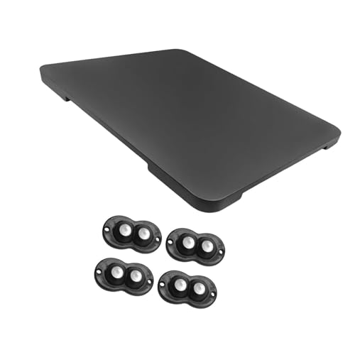 Pitycbo Kaffeemaschine Schieberegler Beweglicher Schieberegler Maker Ausziehfach Kaffee Maschine Schiebesockel für Mixer, Schwarze Farbe von Pitycbo