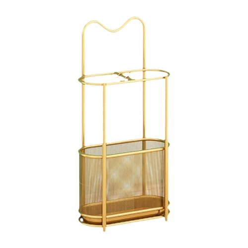 Pitycbo Regenschirm Und Mülleimerhalter, Aufbewahrung Im Eingangsbereich Und in Der Garage, Gold Pitycbo Regenschirm Und Mülleimerhalter, Aufbewahrung Im Eingangsbereich Und in Der Garage, Gold von Pitycbo