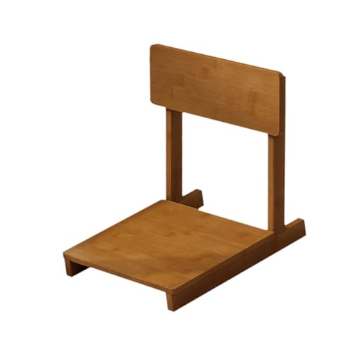 Pitycbo Tatami Stuhl mit Rückenlehne, Holz, für Spielbereich, Leichter Kaffee von Pitycbo