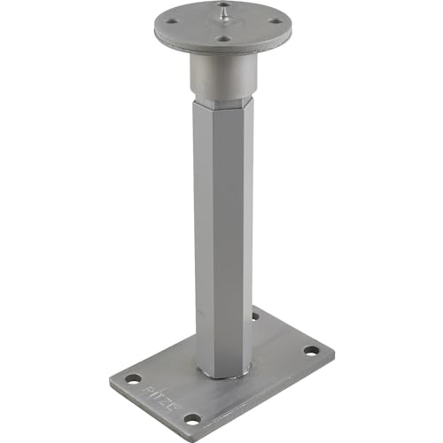 Pitzl 105291490 PTP Easy Pfostenträger Typ 10529.1490 ZiNiP beschichtet Stecksystem Z, Silber, 303-418 mm von Pitzl