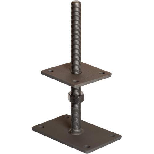 Pfostenträger 11009.1202, obere Platte 100x100x6mm, untere Platte 160x100x6mm, mit Sicherungslasche von Pitzl