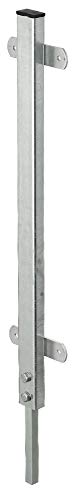 Pitzl Zaunsäulen - C - Profil feuerverzinkt, Höhe 1000 mm, zum Einbetonieren von Pitzl