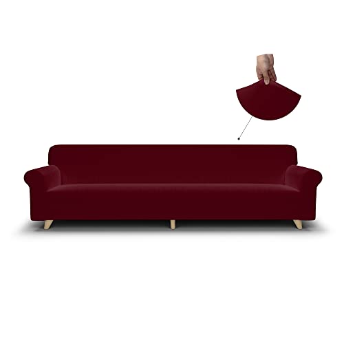 Più bello Bielastische Couchüberzüge Bordeaux von Italian Bed Linen