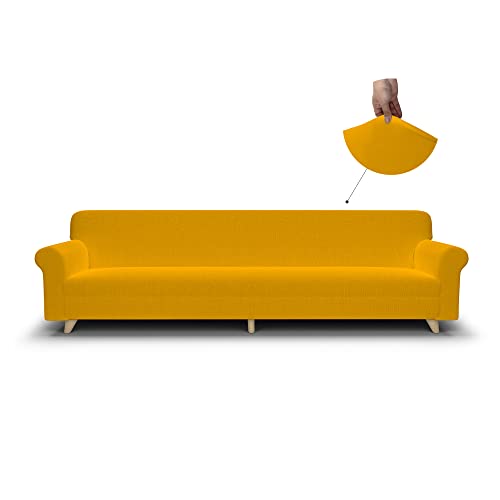 Più bello Bielastische Couchüberzüge Gelb von Italian Bed Linen