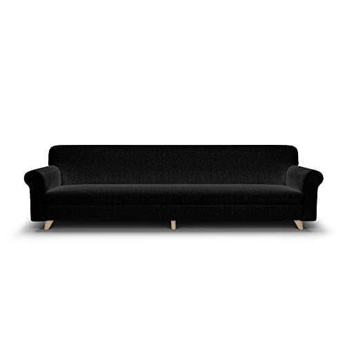 Più bello Bielastische Couchüberzüge Schwarz von Italian Bed Linen