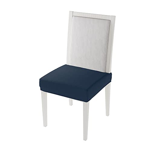 Italian Bed Linen Più Bello Bielastische Stuhlüberzüge Set, dunkel blau (2 Stücke) von MB HOME BASIC