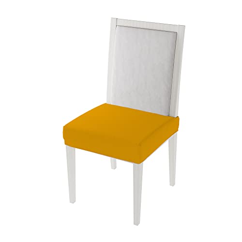 Italian Bed Linen PB-GI Più Bello Bielastische Stuhlüberzüge Set, gelb (2 Stücke), 100% Polyester, Standard von Italian Bed Linen