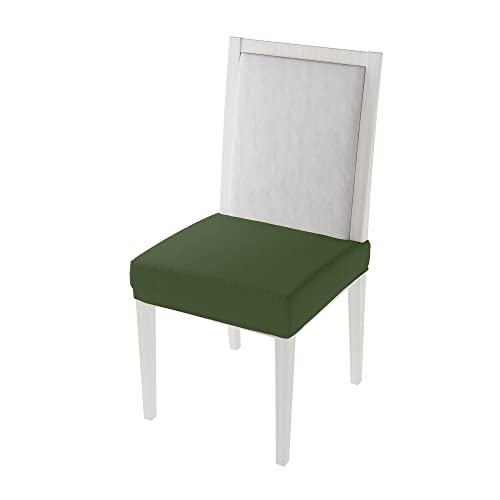 Italian Bed Linen PB-VS Più Bello Bielastische Stuhlüberzüge Set, dunkel grün (2 Stücke), 100% Polyester, Standard von Italian Bed Linen