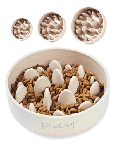 PiuPet® Antischlingnapf 1,4L | Spülmaschinenfest | Schlingnapf für Große Hunde | Slow Feeder Hundenapf | Futternapf von PiuPet
