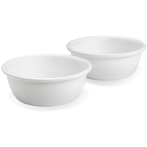 PiuPet® Katzennapf 2er Set I 250ml I Spülmaschinenfest I Ersatz-Fressnäpfe für Katzen & Kleine Hunde | Fressnapf Katze Keramik | Katzen Napf von PiuPet