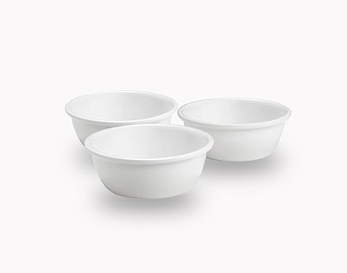 PiuPet® Katzennapf 3er Set I 250ml I Spülmaschinenfest I Ersatz-Fressnäpfe für Katzen & Kleine Hunde | Fressnapf Katze Keramik | Katzen Napf von PiuPet