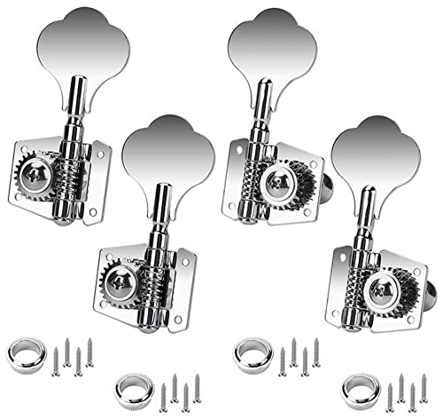 Gitarrentuner Akustik Elektrische Tuning Nails Jazz Bassgitarre Offene Getriebe Tuning Key Nagel Tuner 2R 2L. Tuning Nails Key Head Set Gitarre Zubehör Gitarrentuner Akustisch ( Size : 4Pcs 2L and 2R von PiurUf