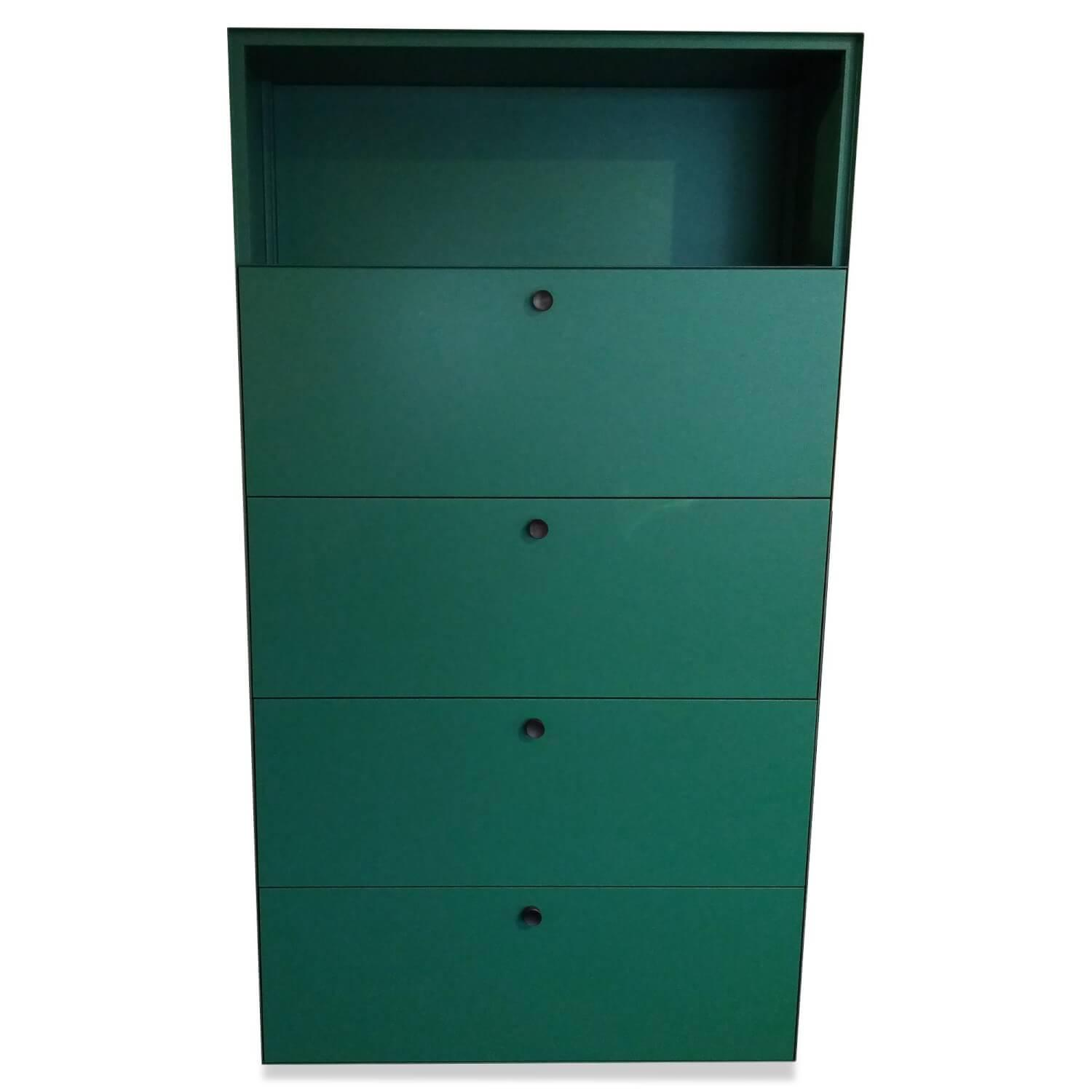 Highboard Mesh Sea Green Mattlack von Piure