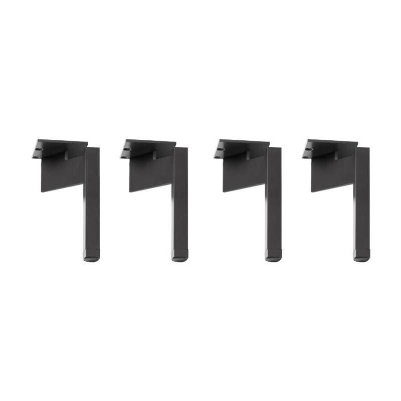 Piure Nex Pur Box 2.0 Eckfüße 4er Set Kohlegrau Möbelfüße Stamdfüße B-Ware von Piure