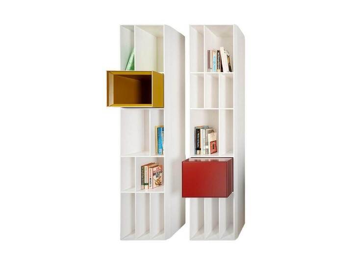 Piure Regal 2 Wandhängend Regale Elemente Flex Schranksystem Lack Weiß Mit von Piure