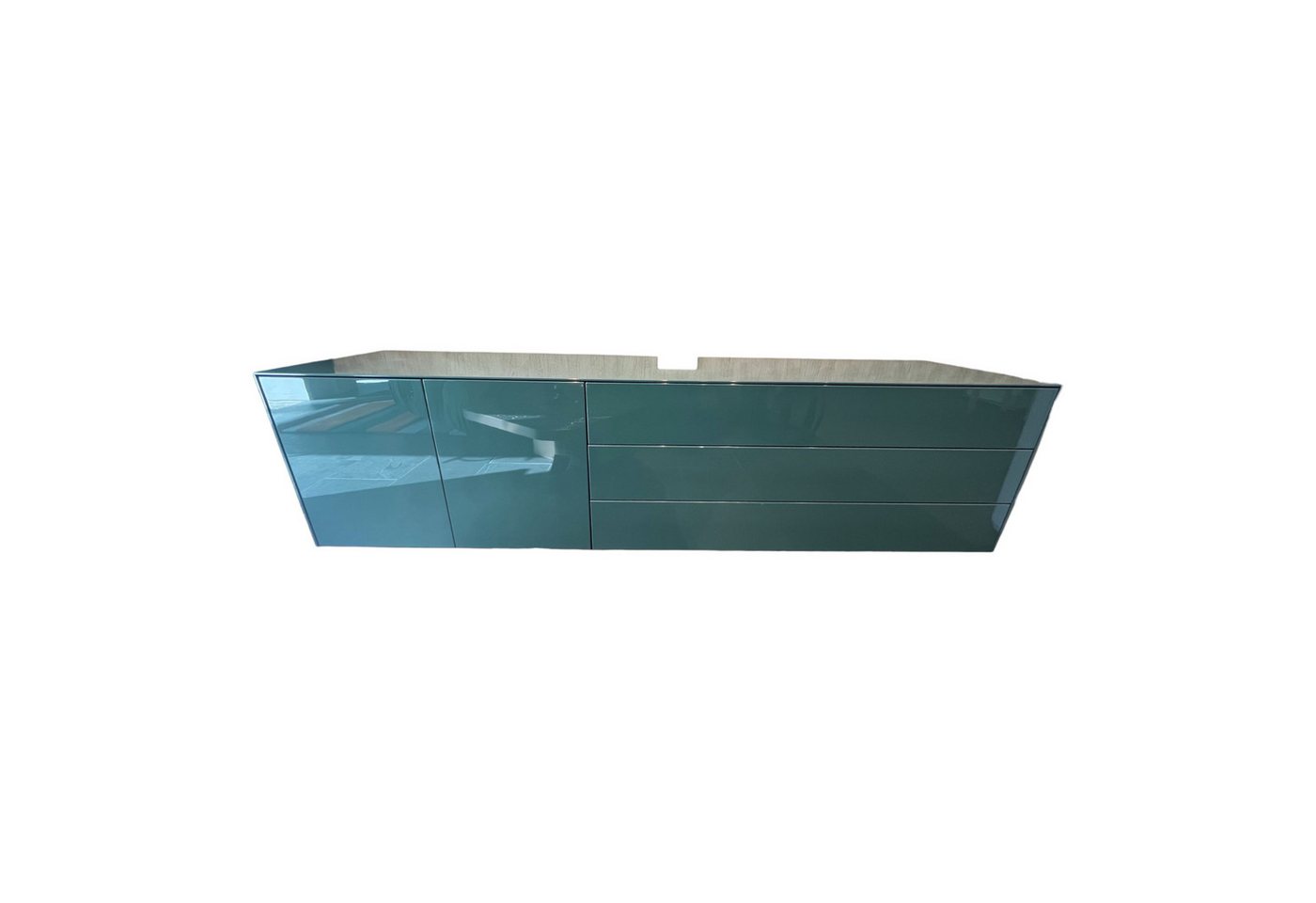 Piure Sideboard Sideboard Nex Side Hochglanzlack Innen Mattlack Farbe Sage Piure Sideboard Sideboard Nex Side Hochglanzlack Innen Mattlack Farbe Sage von Piure