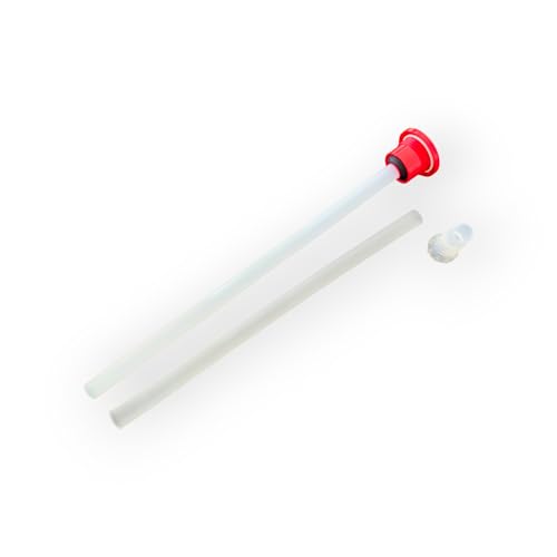 PIUSI Starres Kunststoff-Tauchrohr für Würfel/IBC, Durchmesser 20 mm, Anschluss 56x4 BUTT | F15606000 von Piusi