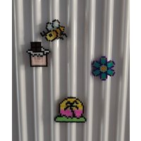 Dekorative Magnete 8-Bit - Verschiedene Kühlschrankmagnete Anpassbare Dekoration Pixel-Art/Bügelperlen von Pix4geeks