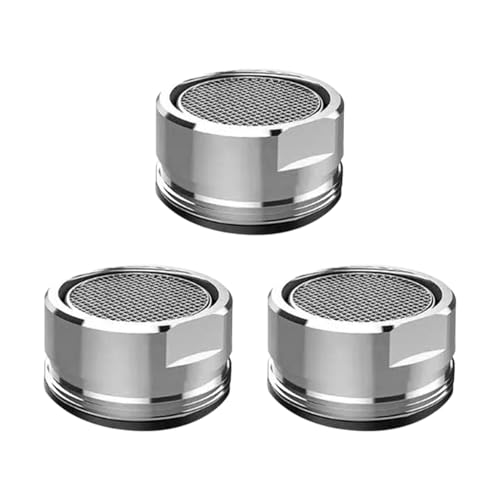 Wasserhahn Sieb Strahlregler - 3 Stück Wasserhansip Sieb, 24 mm Wasserhahn Aufsatz, Metallisch Außengewinde Wasserhahn Ersatzteil, Wasserhahn Siebeinsatz Wasserhahn Sieb Strahlregler - 3 Stück Wasserhansip Sieb, 24 mm Wasserhahn Aufsatz, Metallisch Außengewinde Wasserhahn Ersatzteil, Wasserhahn Siebeinsatz von Pixaro