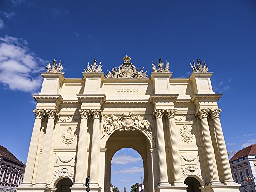 Pixblick - Brandenburger Tor in Potsdam - Hochwertiges Wandbild - Leinwand 160x120 cm von Pixblick