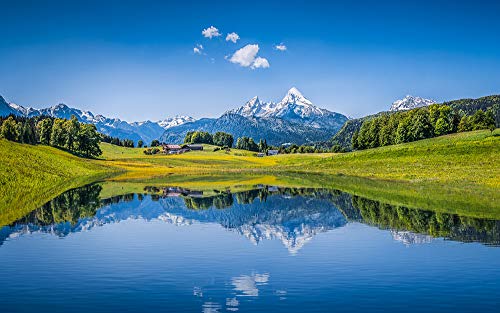 Pixblick - Hochwertige Fototapete - Watzmann im Berchtesgadener Land I Vlies-Fototapete (Kleistertapete) (400 x 250 cm) von Pixblick