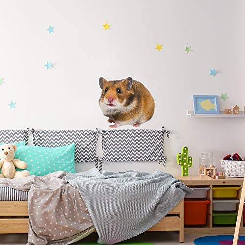 Pixblick Wandtattoo I Hamster I Fotorealistisch I Selbstklebend von Pixblick