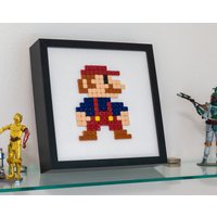 Super Mario - Pixel Glas Mosaik Wandbild von PixelMakersDE
