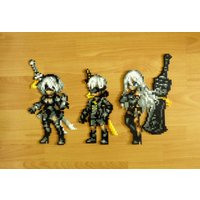Nier Automata - 2B 9S A2 Magnet Wandkunst Home Decor Dekoration Geschenk Für Gamer von PixelNerdEU