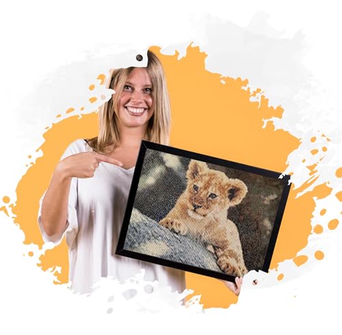 Pixels & Steken - Eigenes Foto Diamond Painting - Entwerfen Sie Ihr eigenes Design - Quadratischen Steine - 30x40cm - Made in EU - Lieferung innerhalb von 72 Stunden von Pixels & Steken