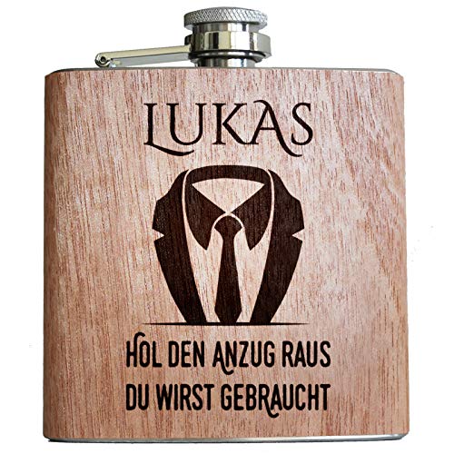 Pixelstudio HOL den Anzug Raus, du wirst gebraucht! Mit persönlicher Gravur. Trauzeuge Fragen Mann Hochzeit von Pixelstudio