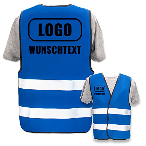Warnweste selbst gestalten mit eigenem Aufdruck * Bedruckt mit Name Text Bild Logo Firma, Position & Druckart:Rücken + Front/Standard-Druck, Farbe & Größe:Blau/Größe XL/XXL Warnweste selbst gestalten mit eigenem Aufdruck * Bedruckt mit Name Text Bild Logo Firma, Position & Druckart:Rücken + Front/Standard-Druck, Farbe & Größe:Blau/Größe XL/XXL von PixiPrints.com