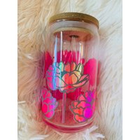 Eiskaffeeglas Mit Lotus Motiv von PixieDustDesign31