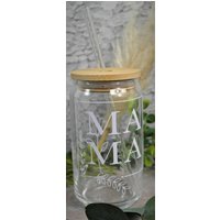 Kaffeeglas Becher Mit Strohhalm von PixieDustDesign31