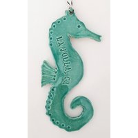 Custom Keramik Meer Pferd Ornament von PixieTiles
