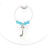 Personalisierte Hochzeitsweinanhänger Mit Einem Anfangsanhänger - Anfangsweinanhänger Briefweinanhänger Brautpartygeschenke Hochzeitsfeiergeschenke von PixieWineCharms