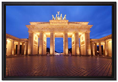Pixxprint Brandenburger Tor Leinwandbild 60x40 cm im Bilderahmen, Wandbild, Schattenfugenrahmen, Kein Poster Pixxprint Brandenburger Tor Leinwandbild 60x40 cm im Bilderahmen, Wandbild, Schattenfugenrahmen, Kein Poster von Pixxprint