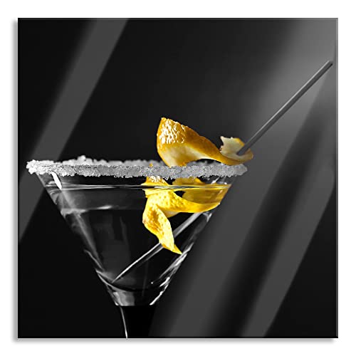 Pixxprint Glasbild, Wandbild auf Echtglas, Cocktail Zuckerrand, 80x80 cm, inkl. Aufhängung und Abstandshalter Pixxprint Glasbild, Wandbild auf Echtglas, Cocktail Zuckerrand, 80x80 cm, inkl. Aufhängung und Abstandshalter von Pixxprint