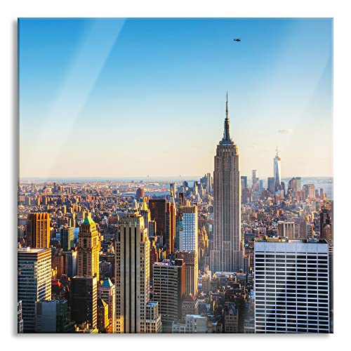 Pixxprint Glasbild, Wandbild auf Echtglas, Empire State Building in New York, 60x60 cm, inkl. Aufhängung und Abstandshalter Pixxprint Glasbild, Wandbild auf Echtglas, Empire State Building in New York, 60x60 cm, inkl. Aufhängung und Abstandshalter von Pixxprint