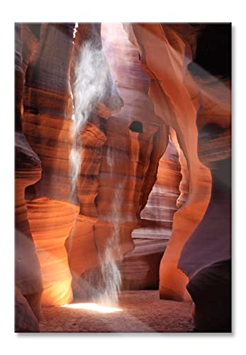 Pixxprint Glasbild | Wandbild aus Echtglas | Sand Antelope Canyon | 40x60 cm | inkl. Aufhängung und Abstandshalter von Pixxprint