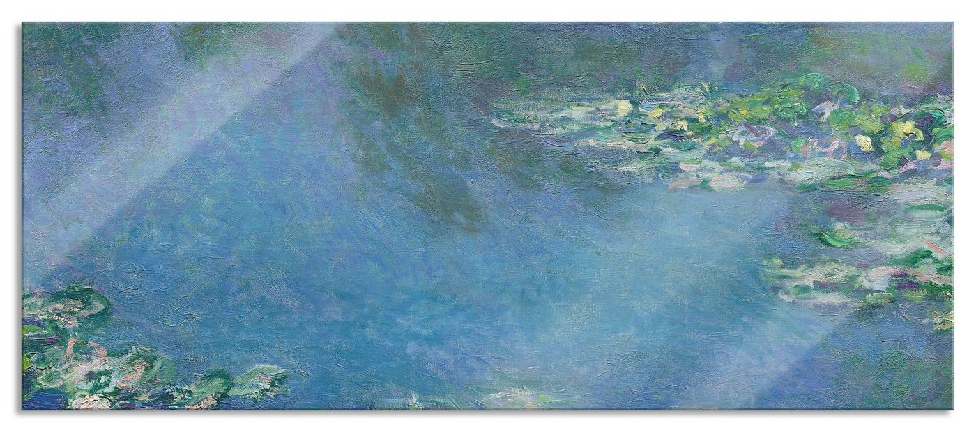 Pixxprint Glasbild Claude Monet - Stillleben mit Blumen und Früchten, Claude Monet - Stillleben mit Blumen und Früchten (1 St), Glasbild aus Echtglas, inkl. Aufhängungen und Abstandshalter von Pixxprint